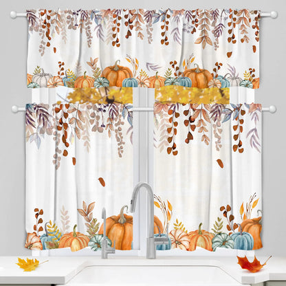 Fall Deco Curtains 54x24in
