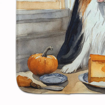 Sheltie Fall Memory Foam Kitchen Mat