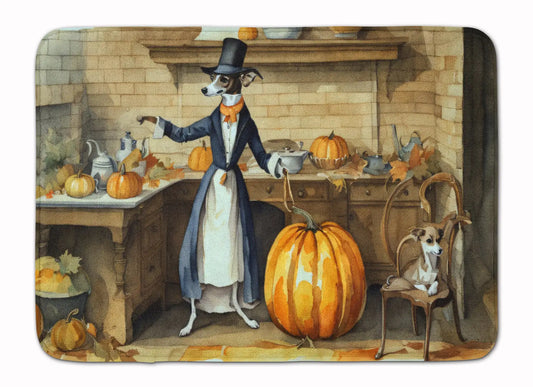 Italian Greyhound Fall Memory Foam Kitchen Mat