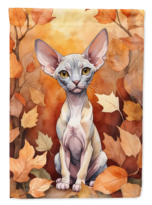 Minskin Cat Fall Banner/Flag