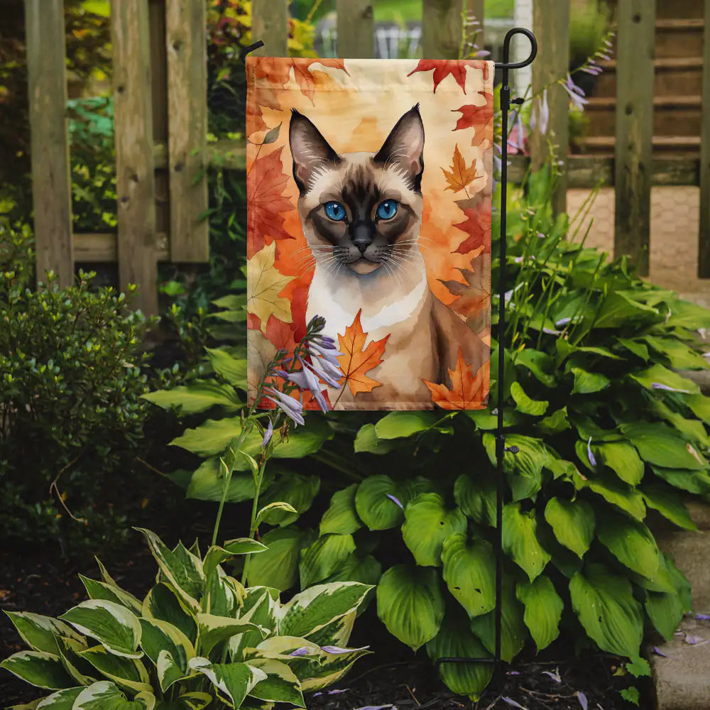 Siamese Cat Fall Banner/Flag