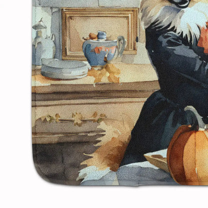 Pomeranian Fall Memory Foam Kitchen Mat