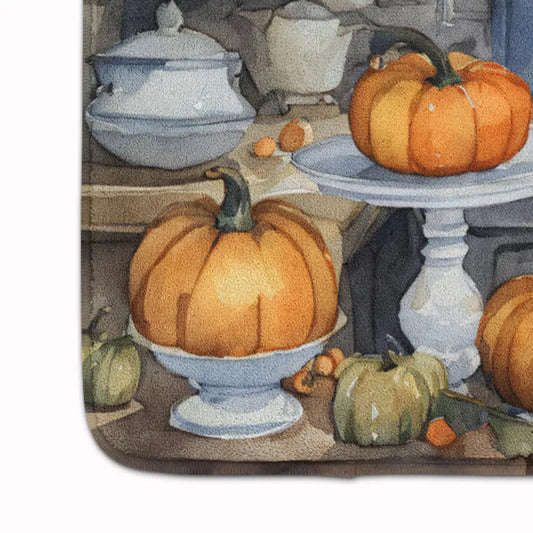 Schnauzer Fall Memory Foam Kitchen Mat