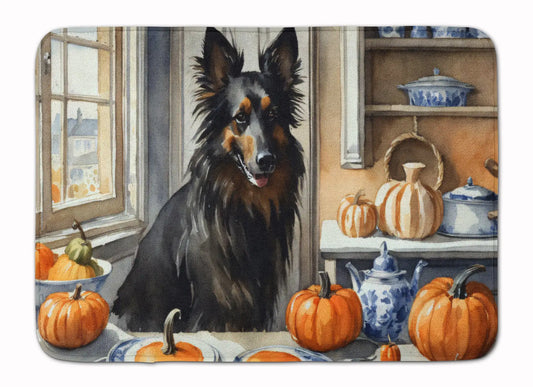 Belgian Sheepdog Fall Memory Foam Kitchen Mat