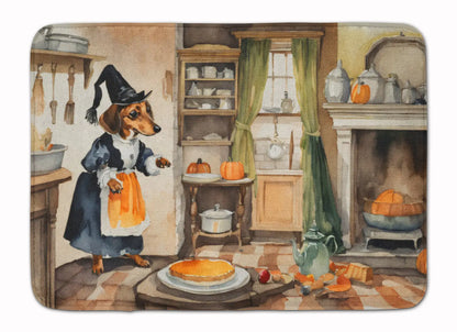 Dachshund Fall Memory Foam Kitchen Mat