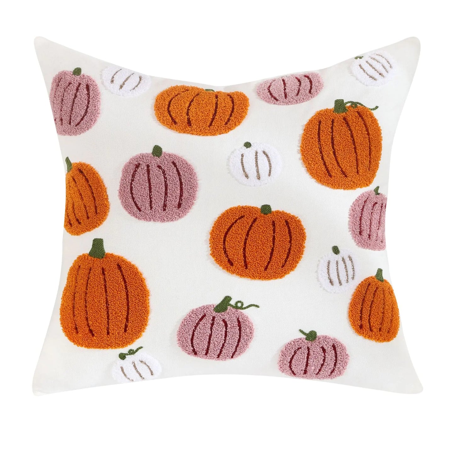 Embroidered Pillow Cover