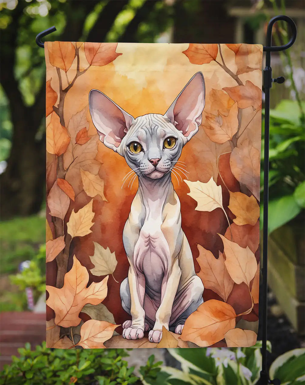 Minskin Cat Fall Banner/Flag