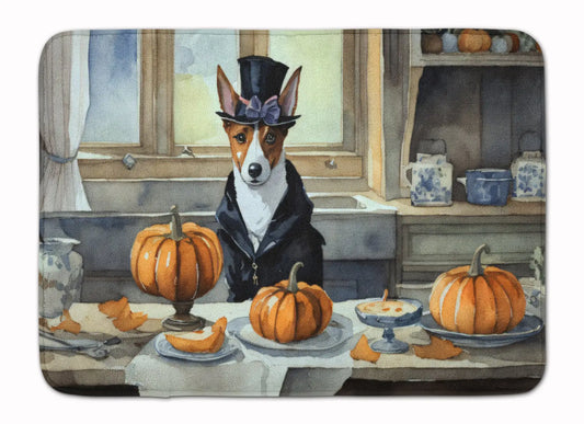 Basenji Fall Memory Foam Kitchen Mat
