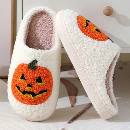 Unisex Pumpkin House Shoes