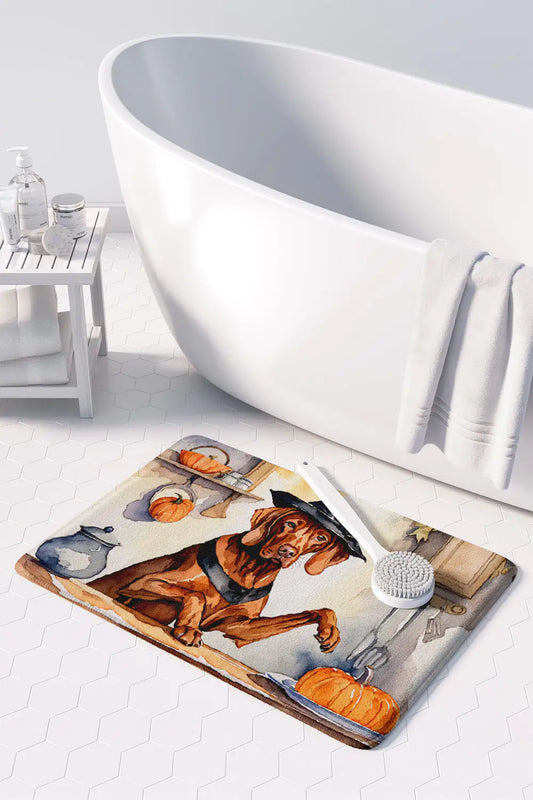 Vizsla Fall Memory Foam Kitchen Mat