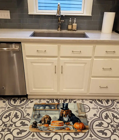 Bloodhound Fall Memory Foam Kitchen Mat
