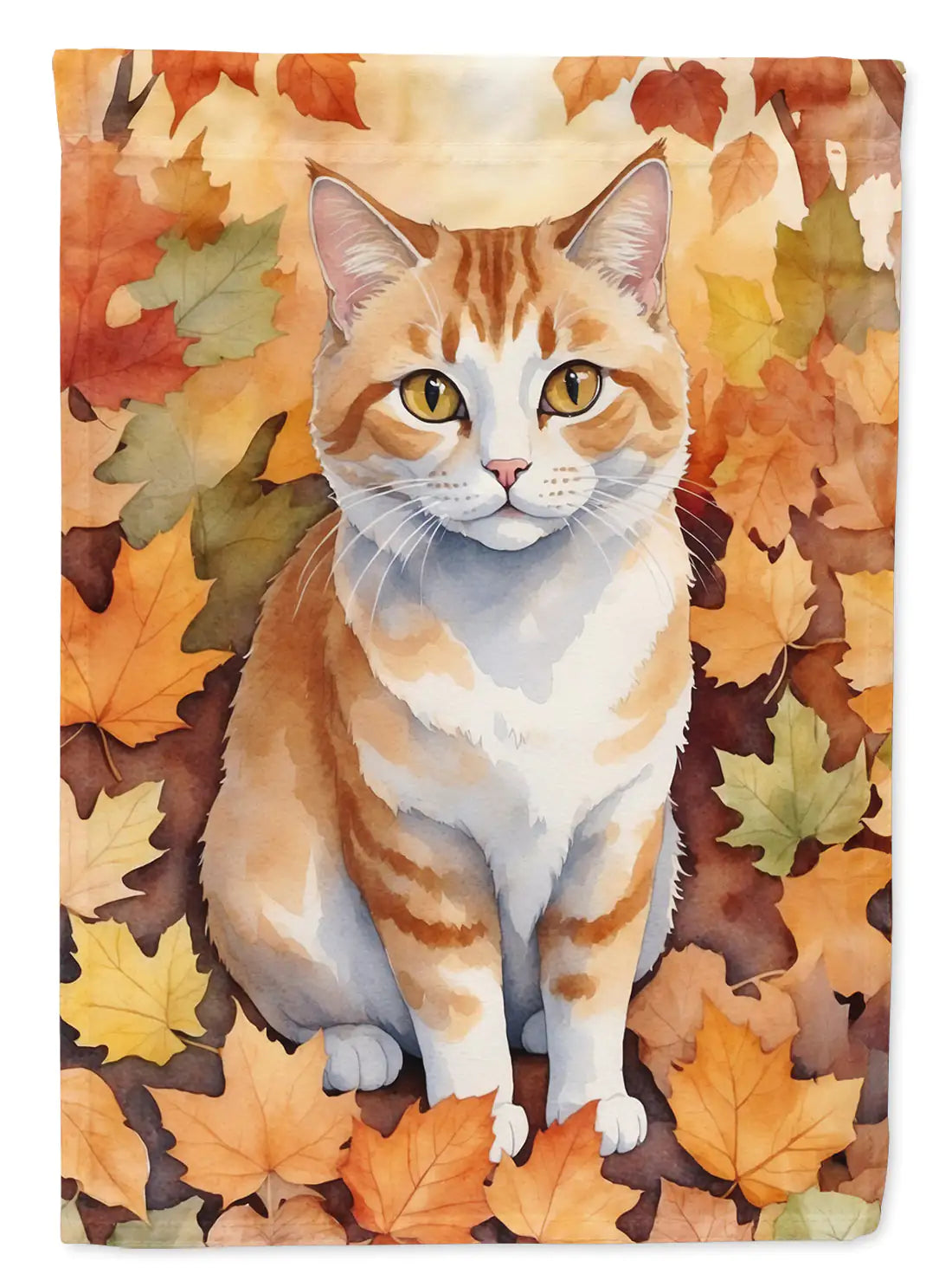 Manx Cat Fall Banner/Flag