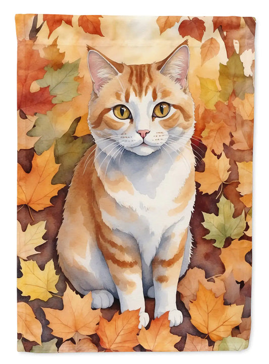 Manx Cat Fall Banner/Flag