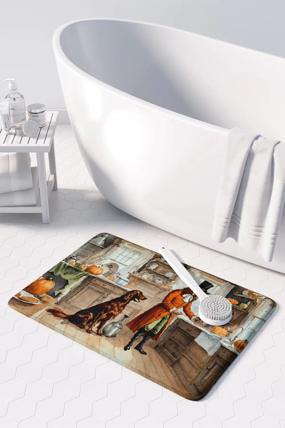 Irish Setter Fall Memory Foam Kitchen Mat