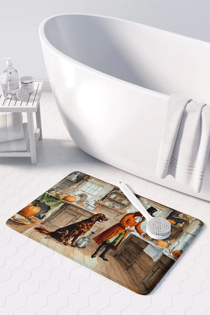 Irish Setter Fall Memory Foam Kitchen Mat