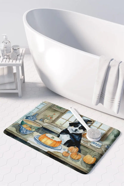 Akita Fall Memory Foam Kitchen Mat