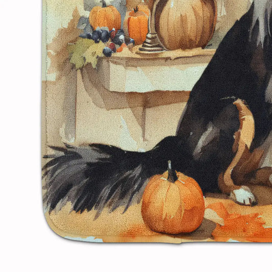Collie Fall Memory Foam Kitchen Mat