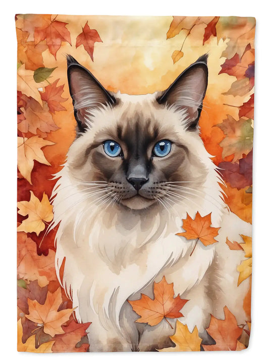 Balinese Cat Fall Banner/Flag