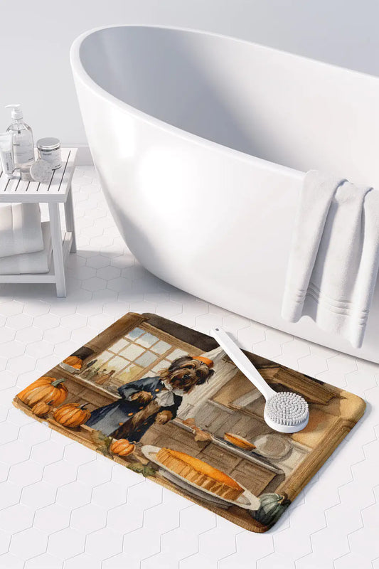 Briard Fall Memory Foam Kitchen Mat