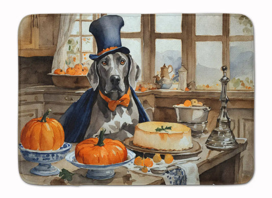 Weimaraner Fall Memory Foam Kitchen Mat