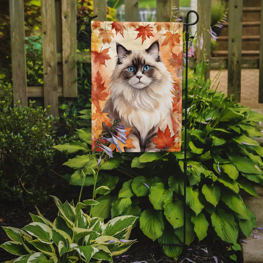 Ragdoll Cat Fall Banner/Flag