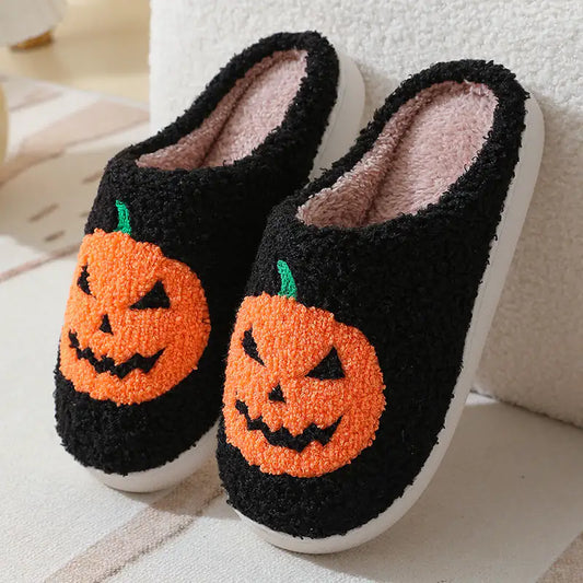 Unisex Pumpkin House Shoes
