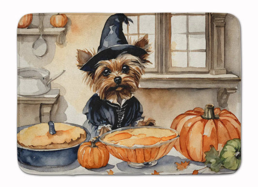 Yorkie Fall Memory Foam Kitchen Mat