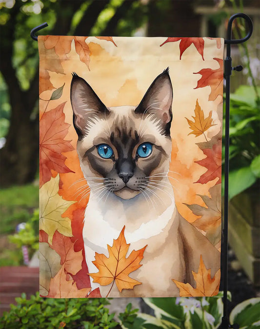 Siamese Cat Fall Banner/Flag