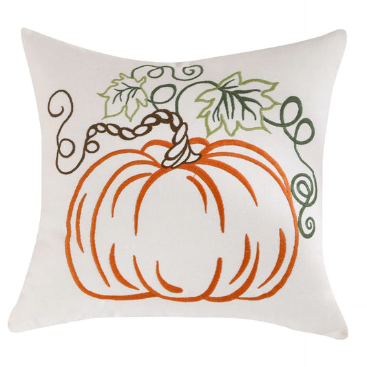 Embroidered Pillow Cover