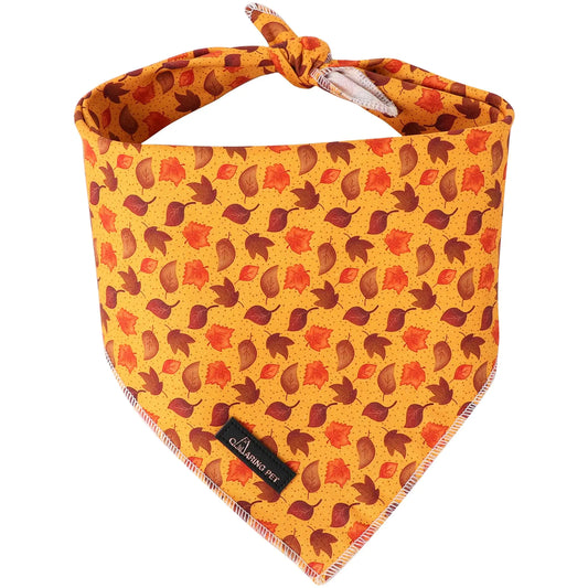 Fall print pet bandana