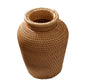 Handwoven Autumn Rattan Vase