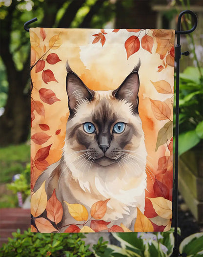 Birman Cat Fall Banner/Flag