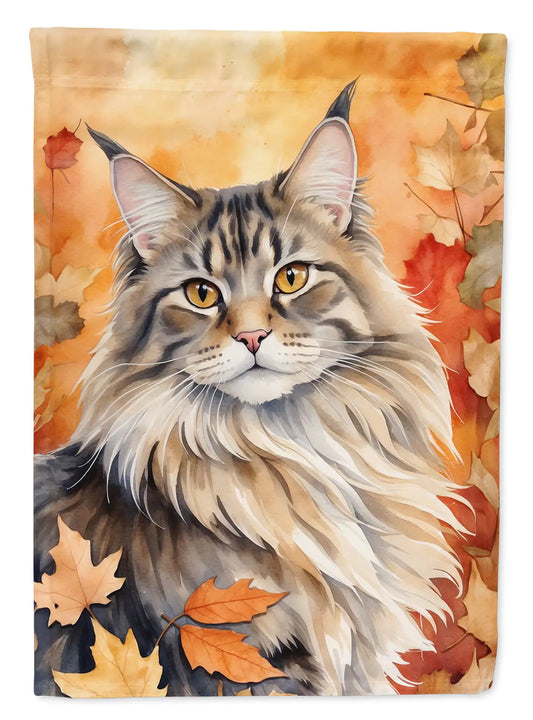 MaineCoon Cat Fall Banner/Flag