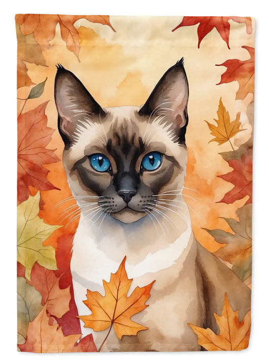 Siamese Cat Fall Banner/Flag