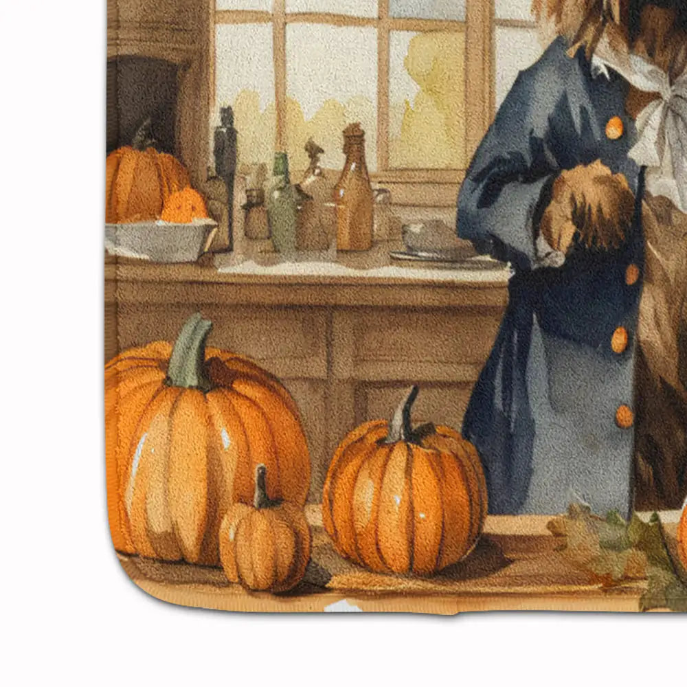 Briard Fall Memory Foam Kitchen Mat