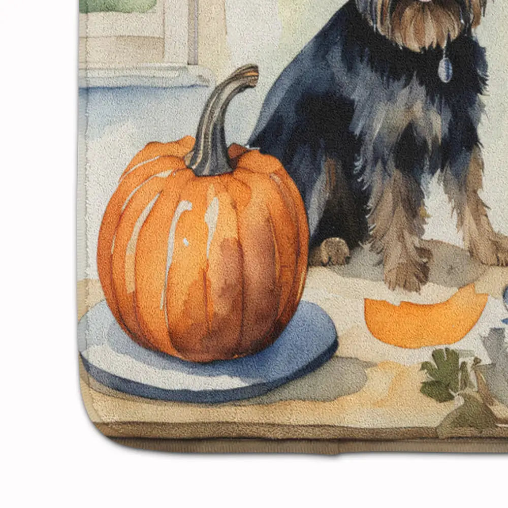 Affenpinscher Fall Memory Foam Kitchen Mat