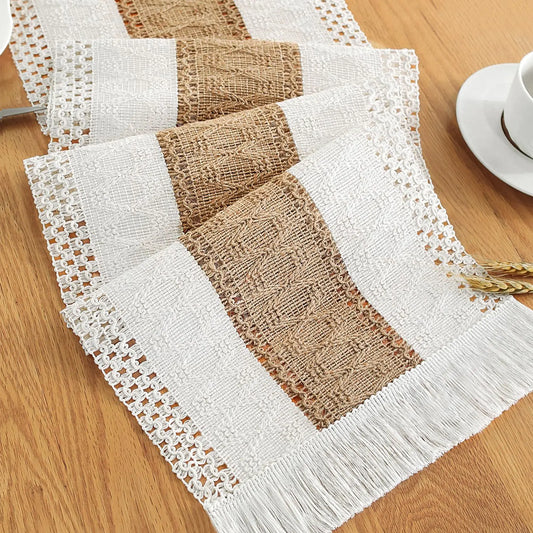 72 Inch Table Runner with Tassels