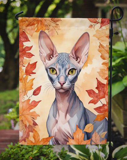 Sphynx Cat Fall Banner/Flag