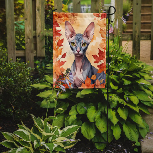 Sphynx Cat Fall Banner/Flag