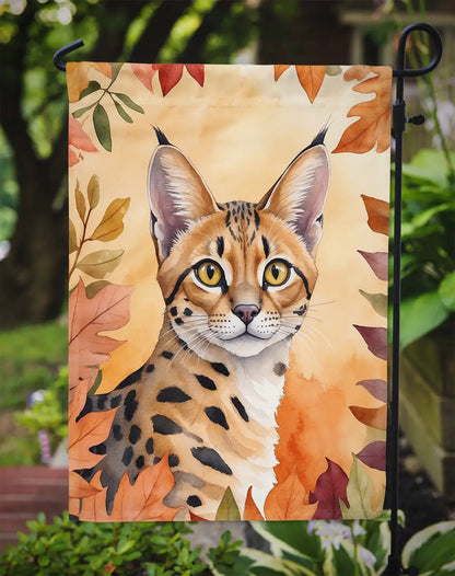 Serengeti Cat Fall Banner/Flag