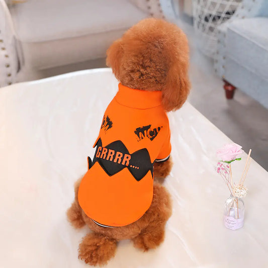 Pumpkin Hoodie for Small Pets