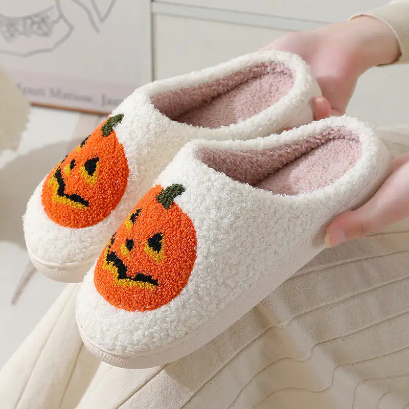Unisex Pumpkin House Shoes