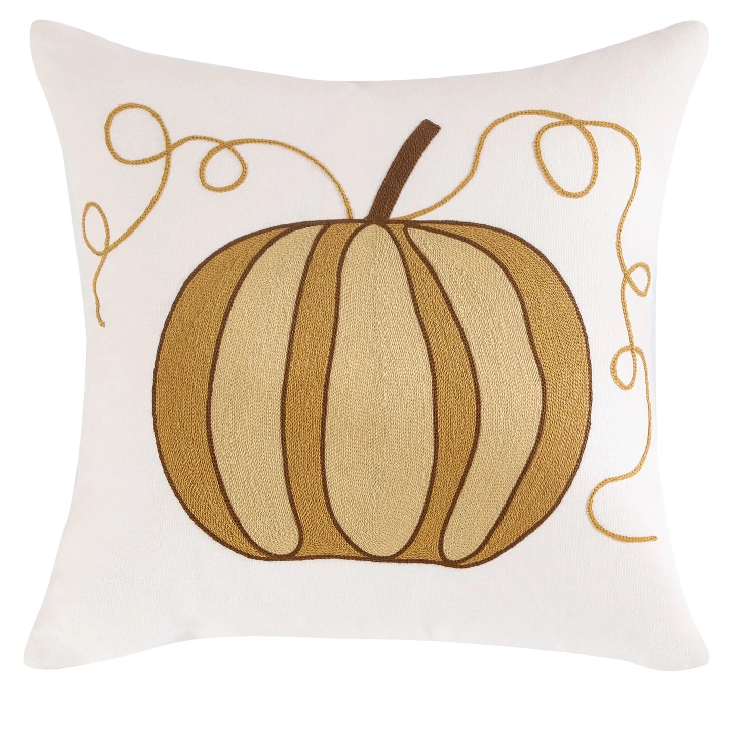 Embroidered Pillow Cover