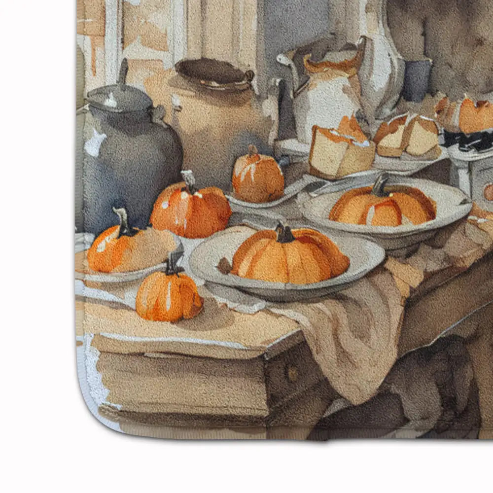 Corgi Fall Memory Foam Kitchen Mat