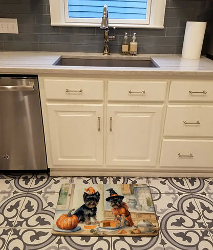 Affenpinscher Fall Memory Foam Kitchen Mat
