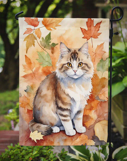 Ragamuffin Cat Fall Banner/Flag