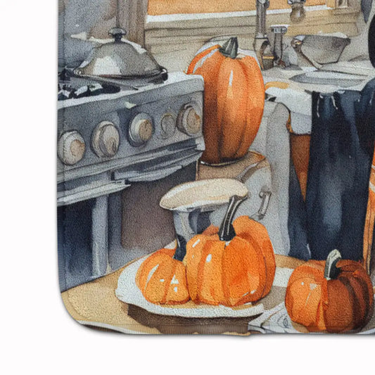 Corgi Fall Memory Foam Kitchen Mat