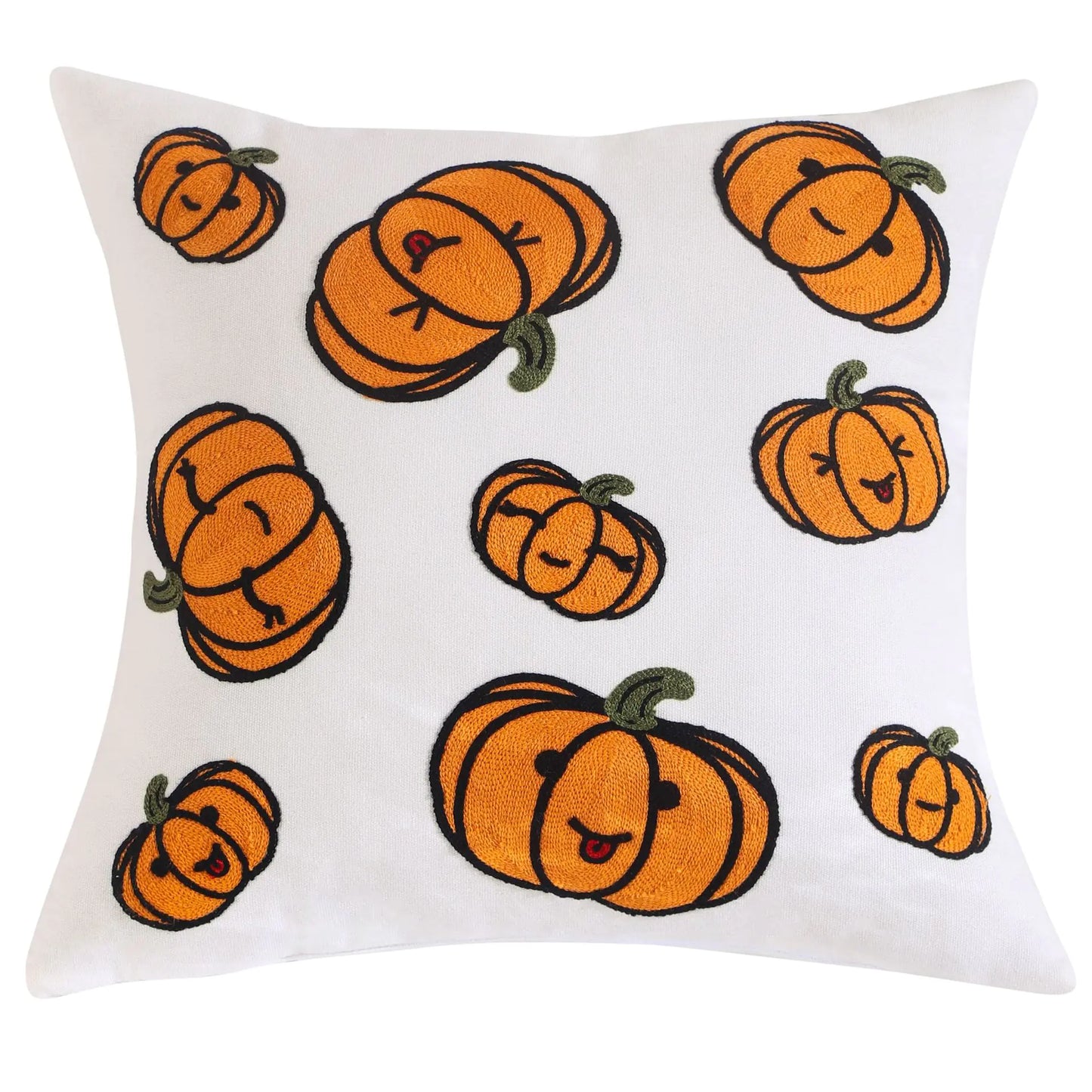 Embroidered Pillow Cover