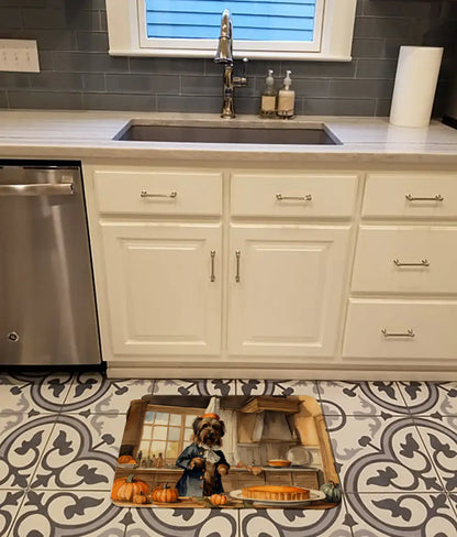 Briard Fall Memory Foam Kitchen Mat