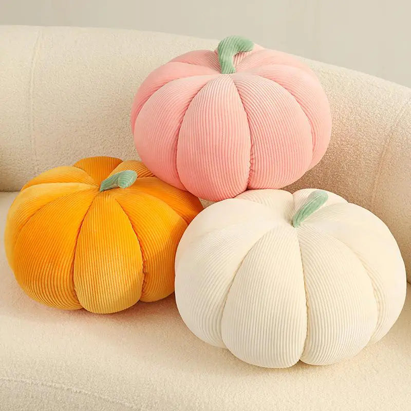 Modern Minimalist Pumpkin-Shaped Pillow Cushion
